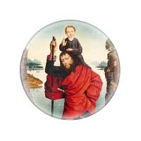 St Christopher Glass Magnet