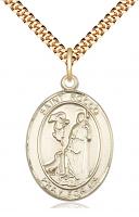 Gold-Filled St. Rocco Pendant