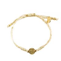 Breathe Blessing Bracelet Gold - Gold Metal