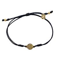 Blessing Bracelets Breathe Black - Gold Metal