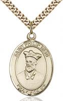 Gold-Filled St. Philip Neri Pendant